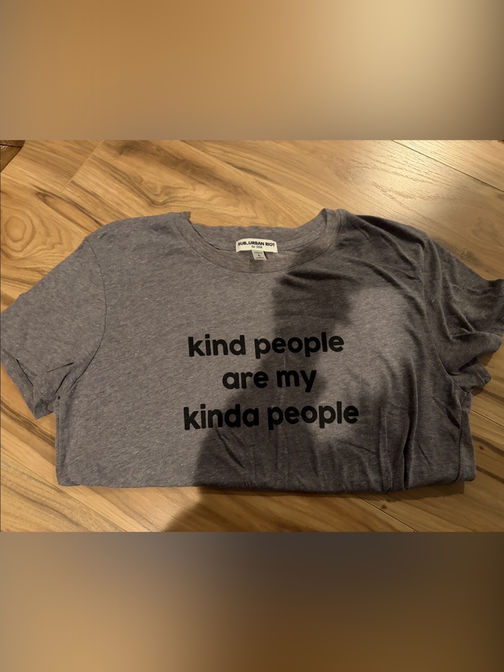 Sub_Urban Riot Gray Kids' Graphic Tee - Black Text